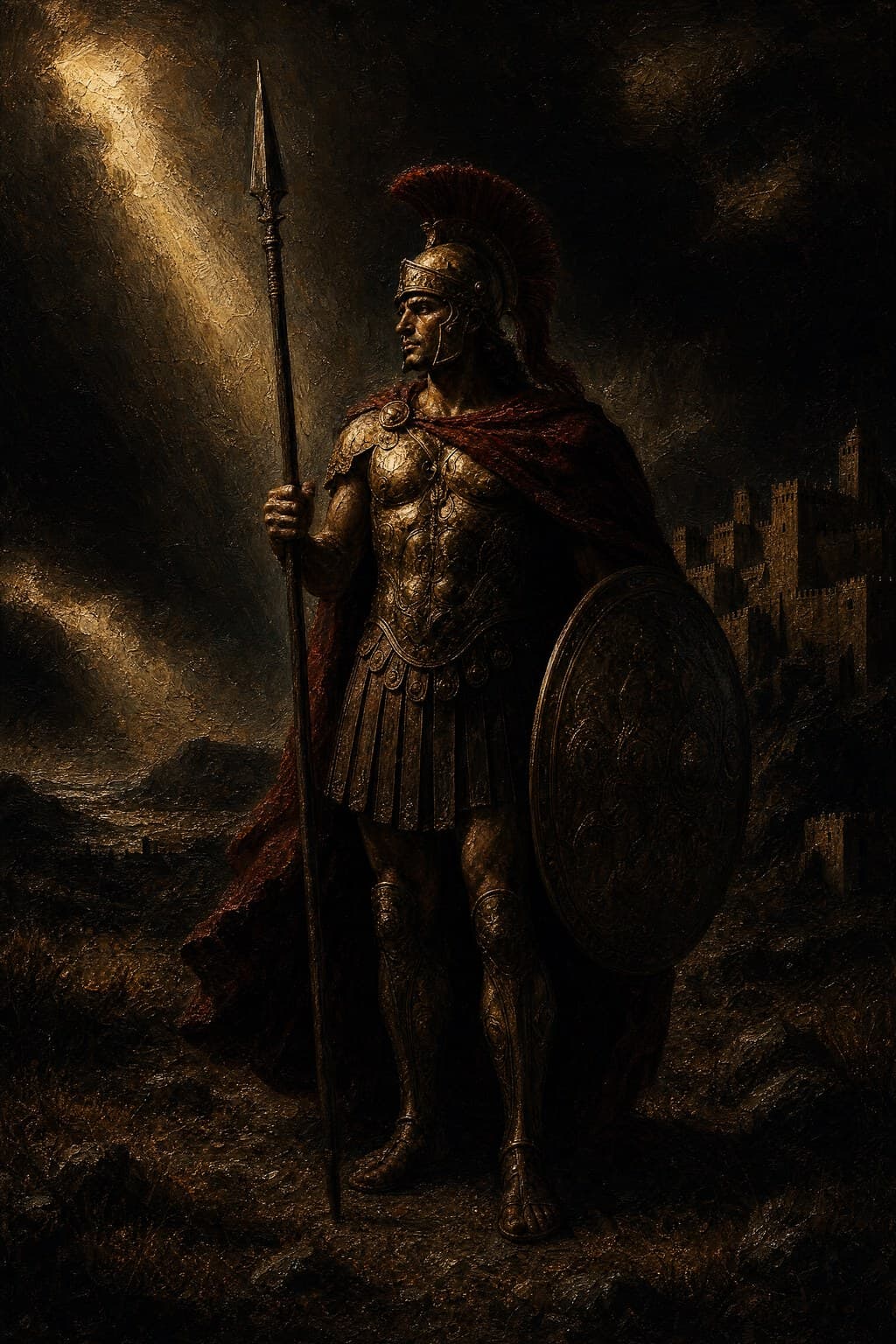 Achilles — Baroque Tenebrism — Portrait