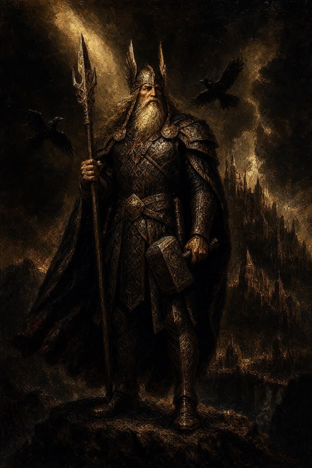 Asgard — Baroque Tenebrism — Portrait