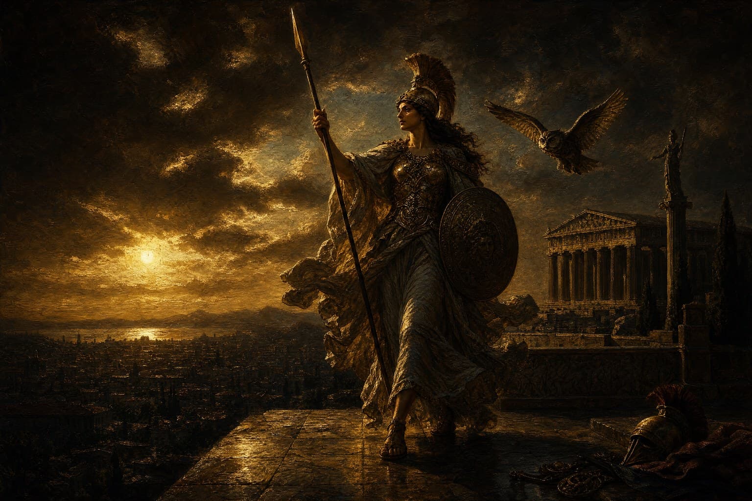 Athena — Baroque Tenebrism — Cinematic