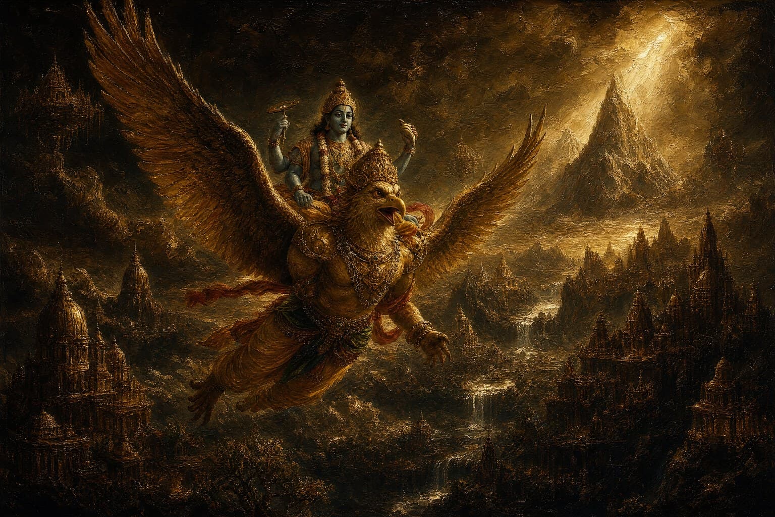 Garuda — Baroque Tenebrism — Cinematic