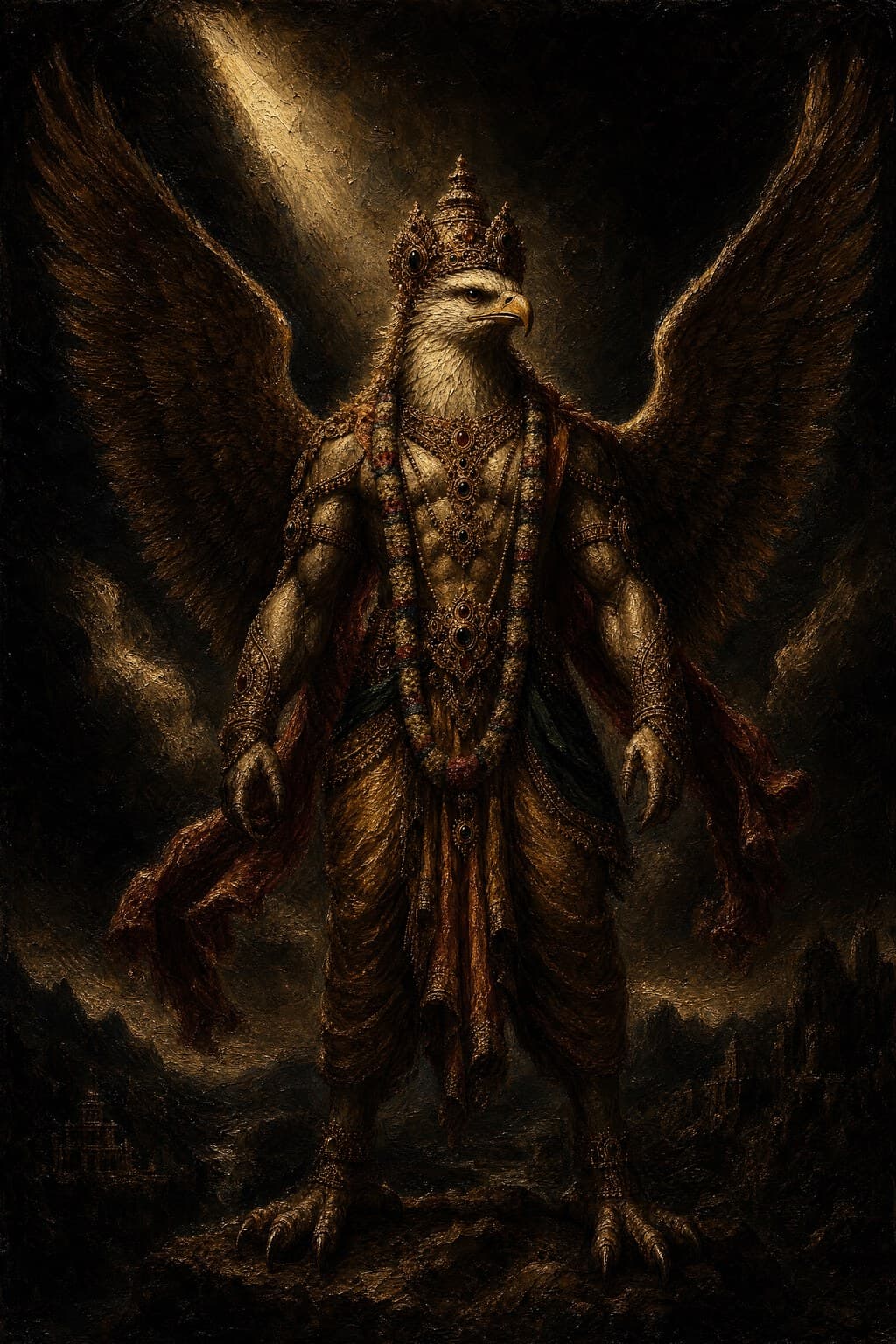 Garuda — Baroque Tenebrism — Portrait
