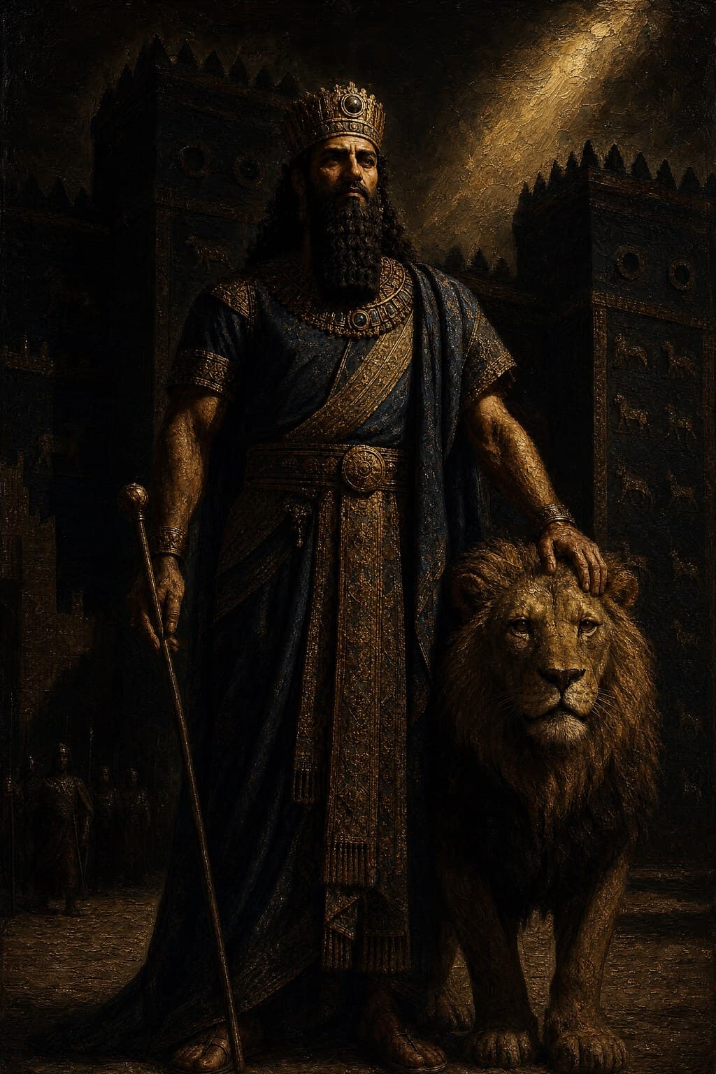 Gilgamesh — Baroque Tenebrism — Portrait