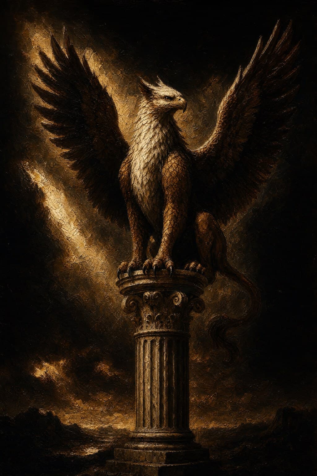 The Griffin — Baroque Tenebrism — Portrait