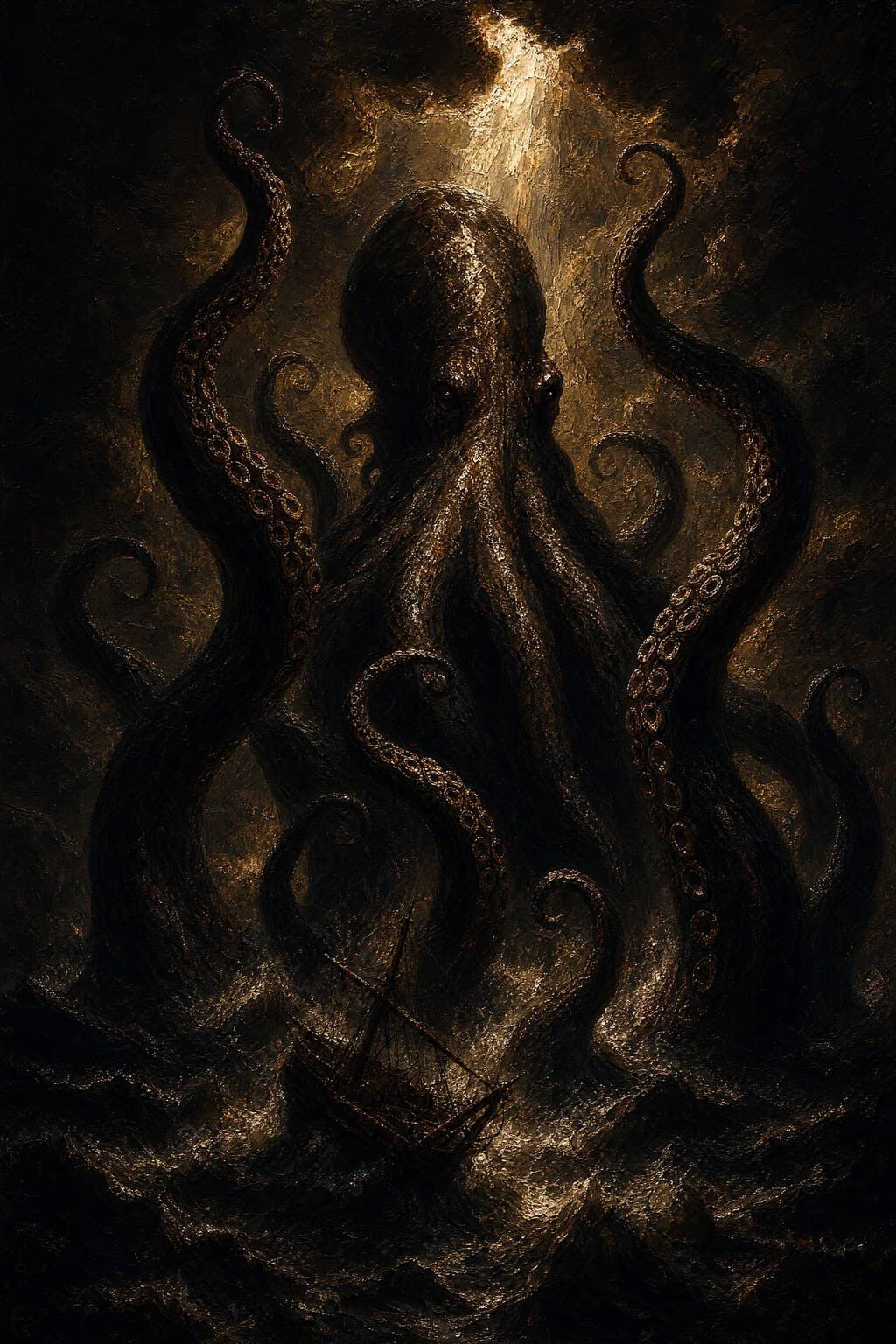 The Kraken — Baroque Tenebrism — Portrait