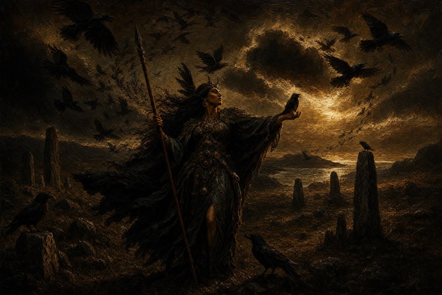 The Morrígan — Baroque Tenebrism — Cinematic