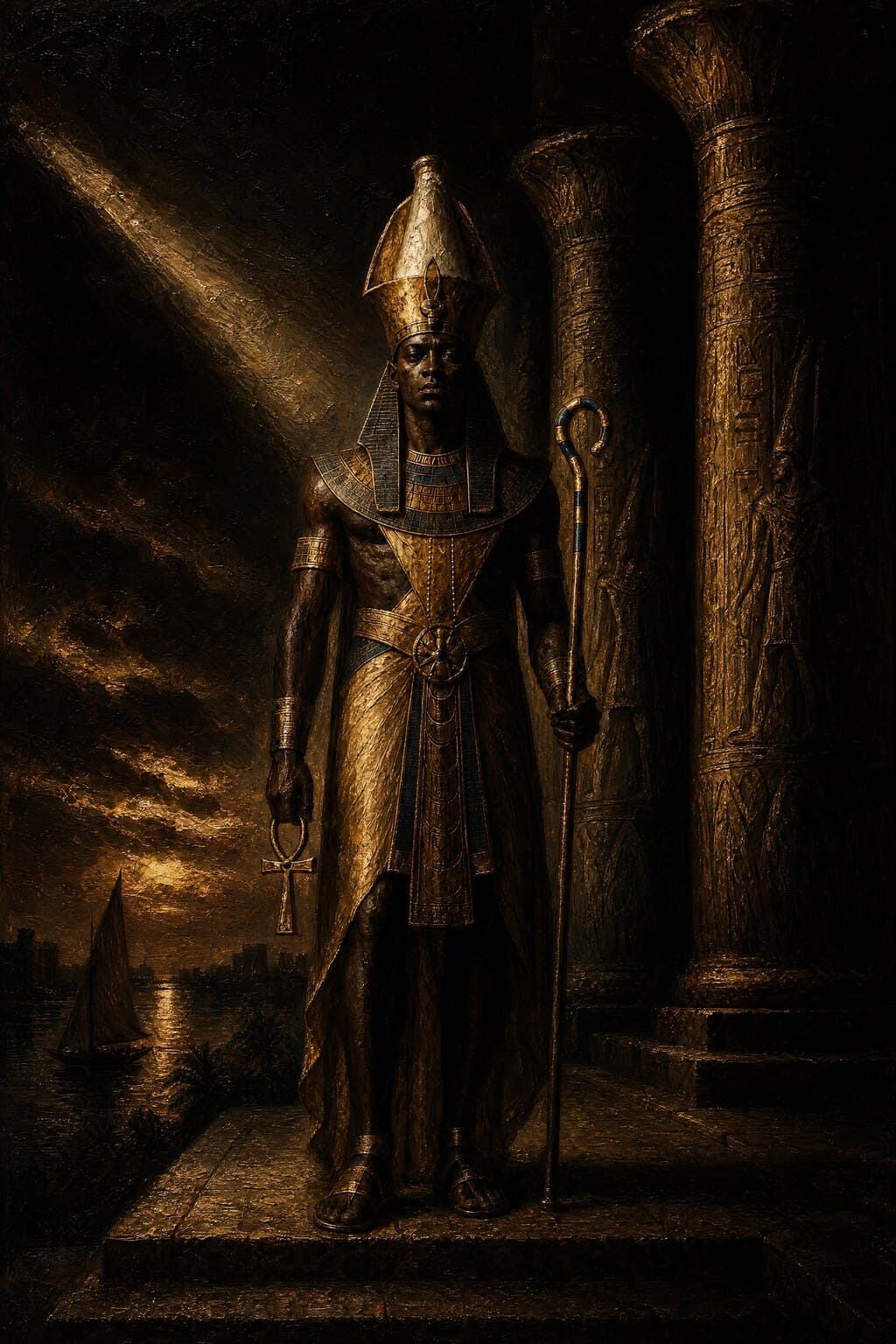The Nile — Baroque Tenebrism — Portrait