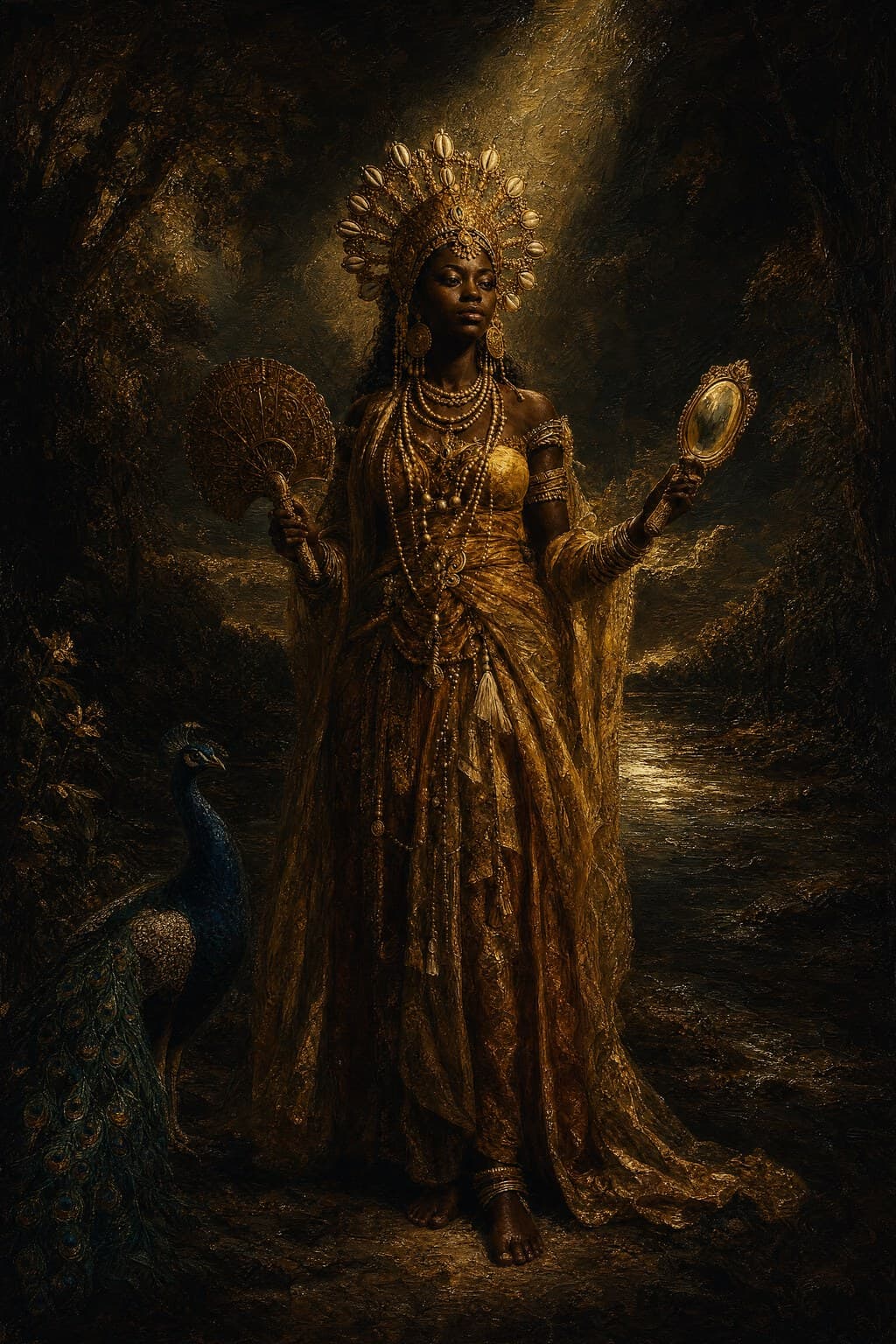 Oshun — Baroque Tenebrism — Portrait