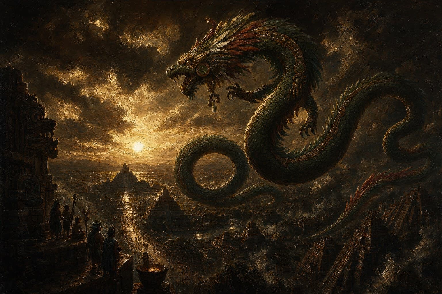 Quetzalcoatl — Baroque Tenebrism — Cinematic