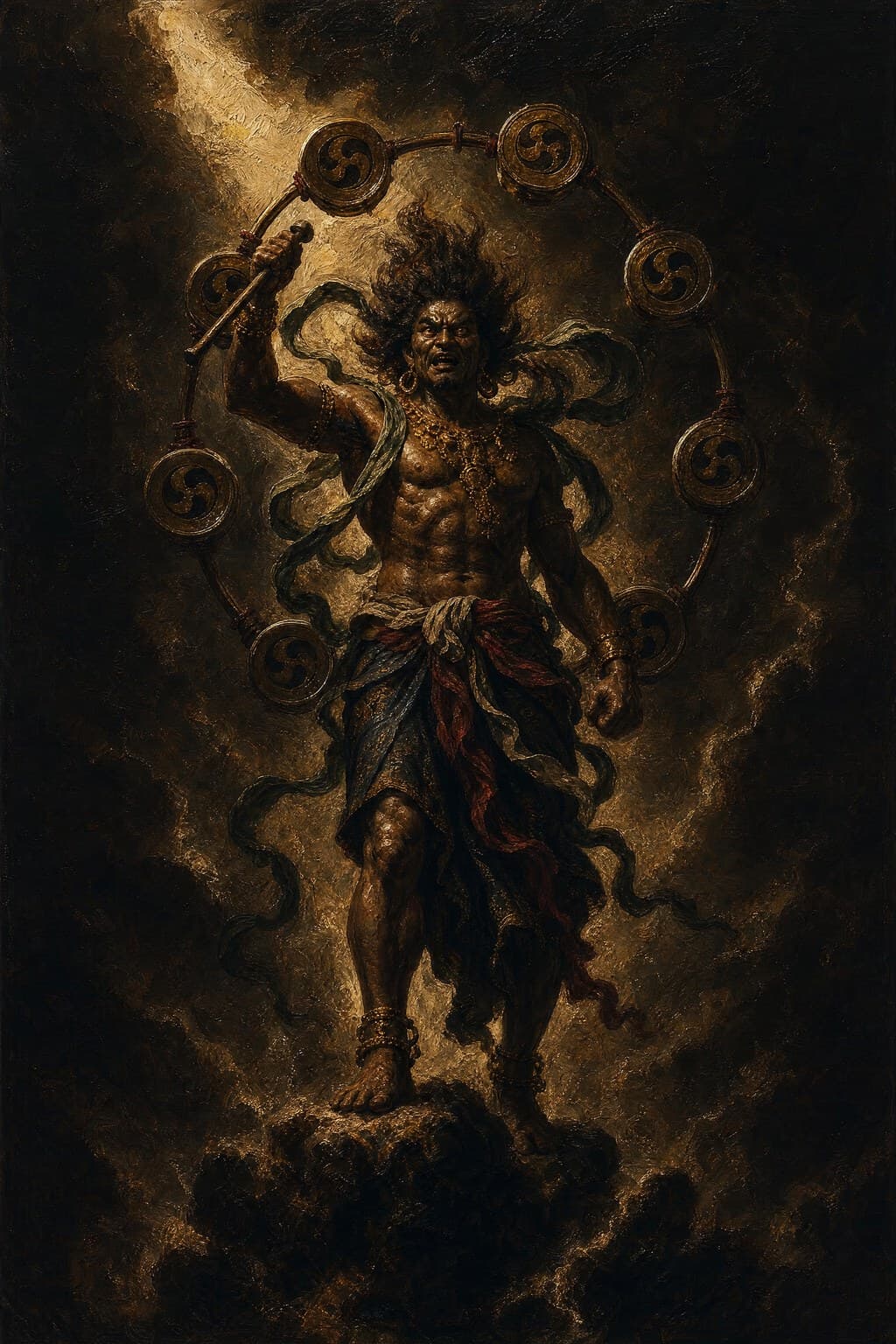 Raijin — Baroque Tenebrism — Portrait