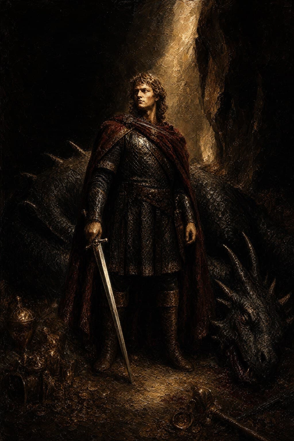 Sigurd — Baroque Tenebrism — Portrait
