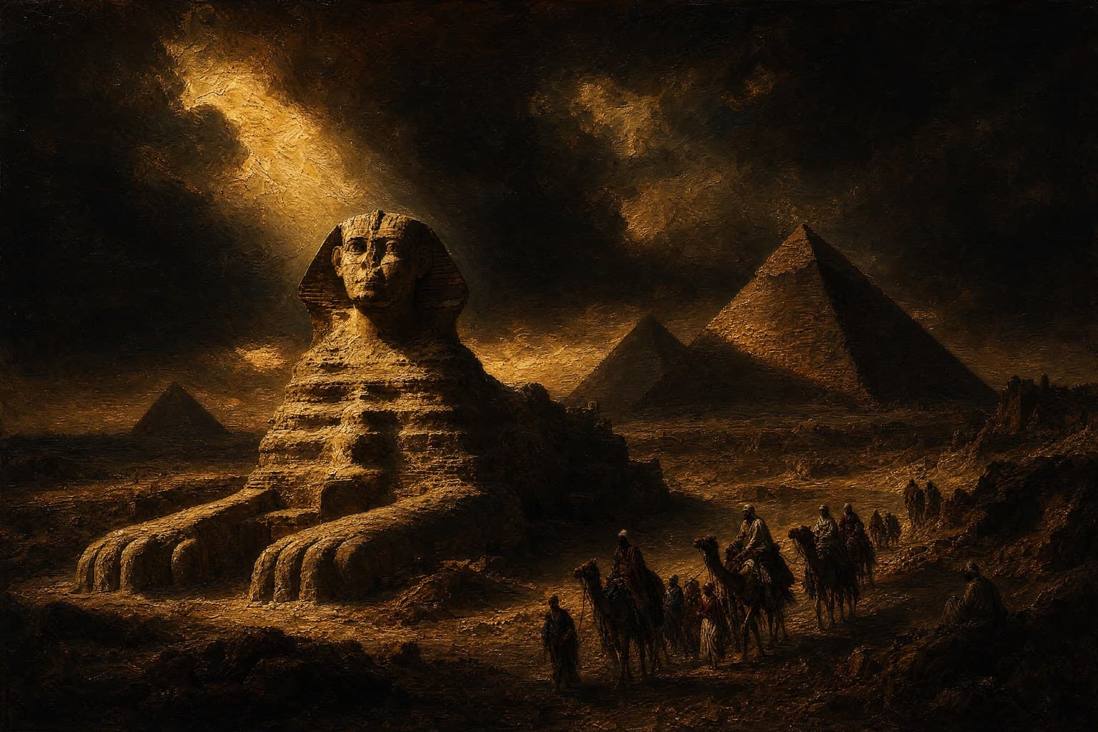 The Sphinx — Baroque Tenebrism — Cinematic