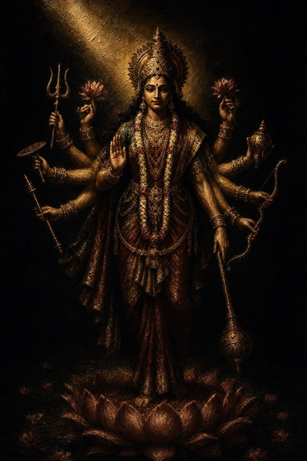 The Vedas — Baroque Tenebrism — Portrait