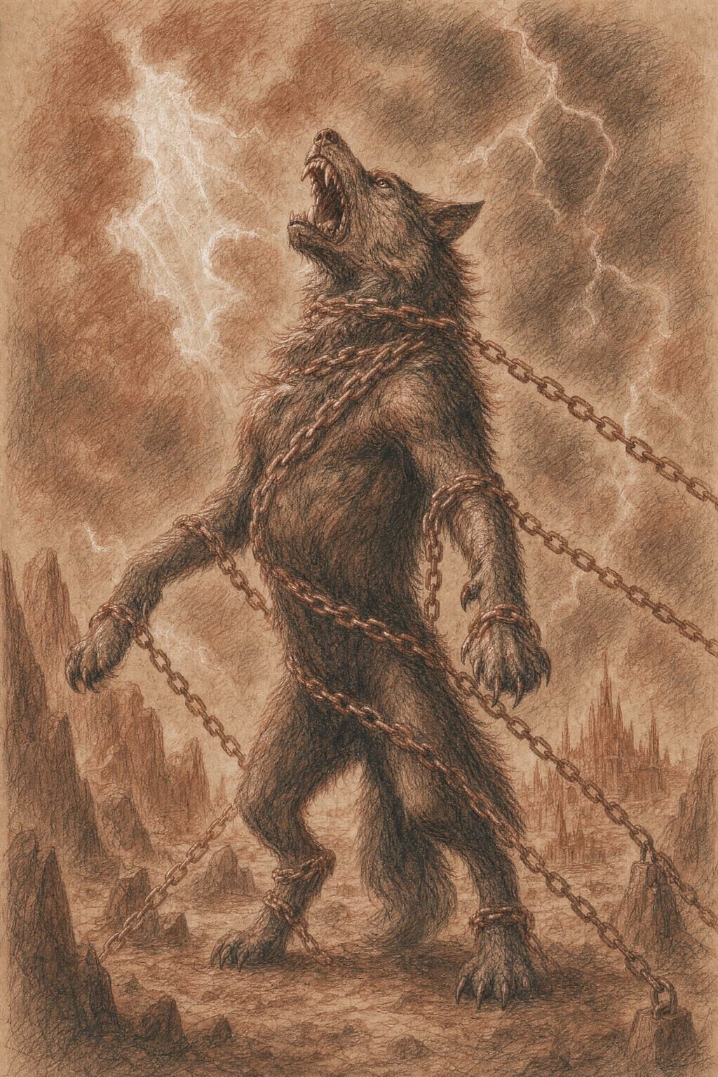 Fenrir — The Master’s Study — Portrait