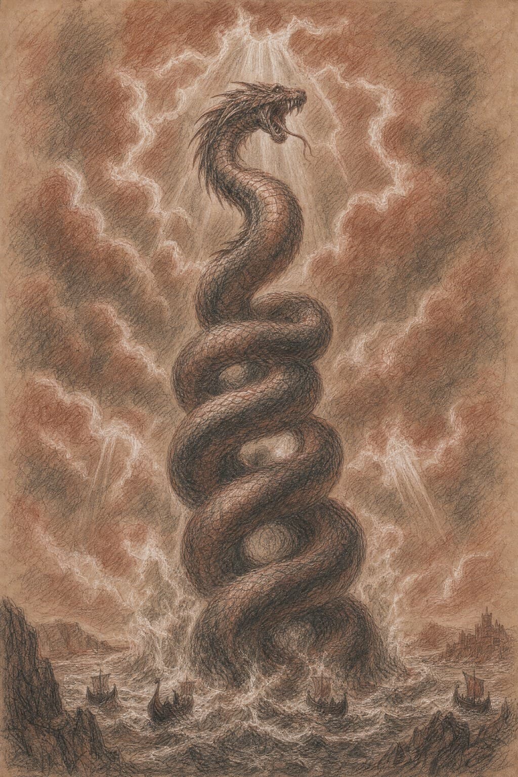 Jörmungandr — The Master’s Study — Portrait