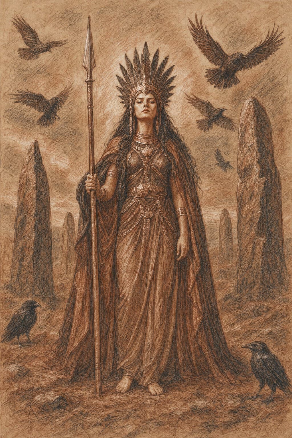 The Morrígan — The Master’s Study — Portrait