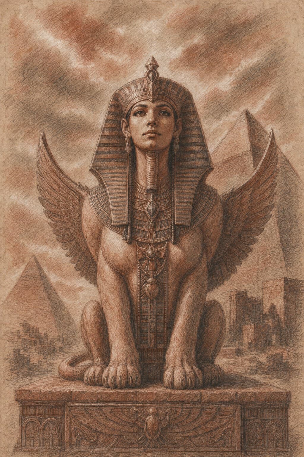 The Sphinx — The Master’s Study — Portrait
