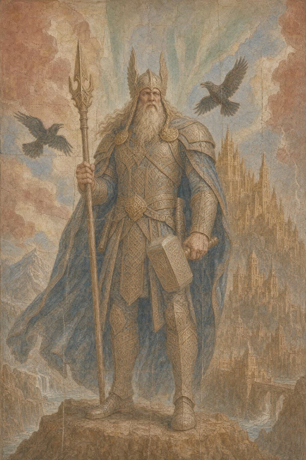 Asgard — Renaissance Fresco — Portrait
