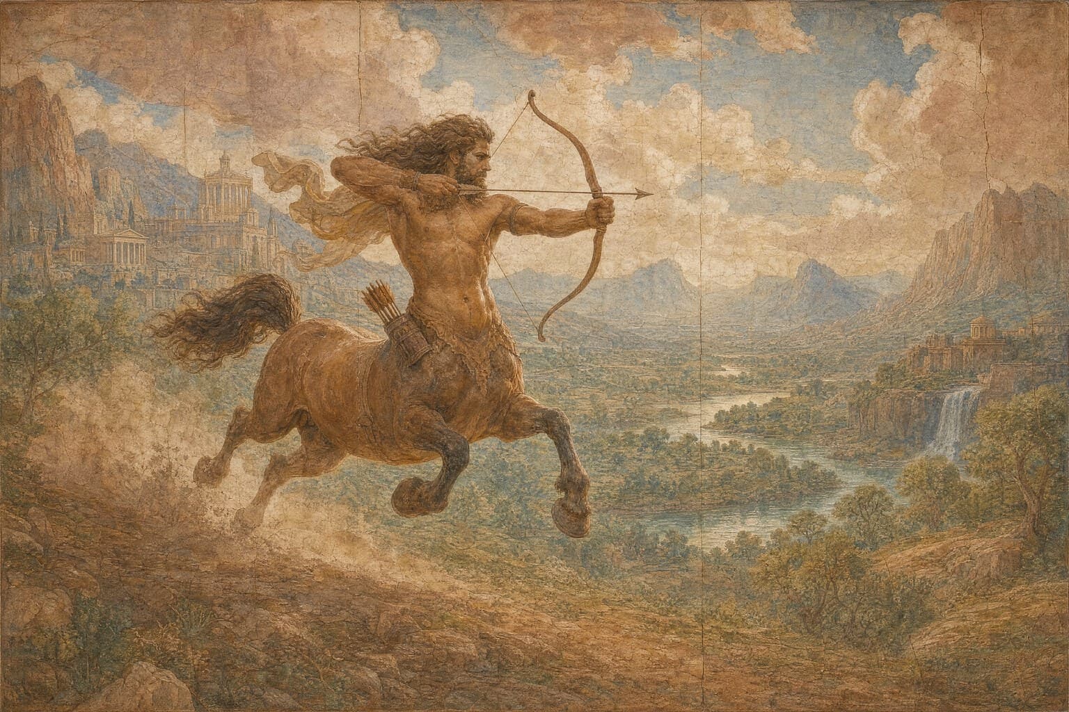 The Centaur — Renaissance Fresco — Cinematic