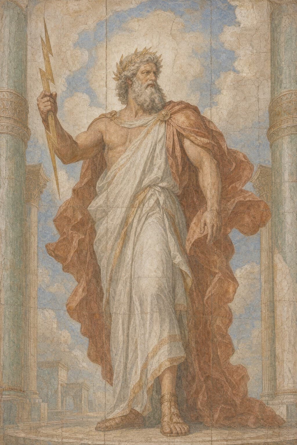 Olympus — Renaissance Fresco — Portrait