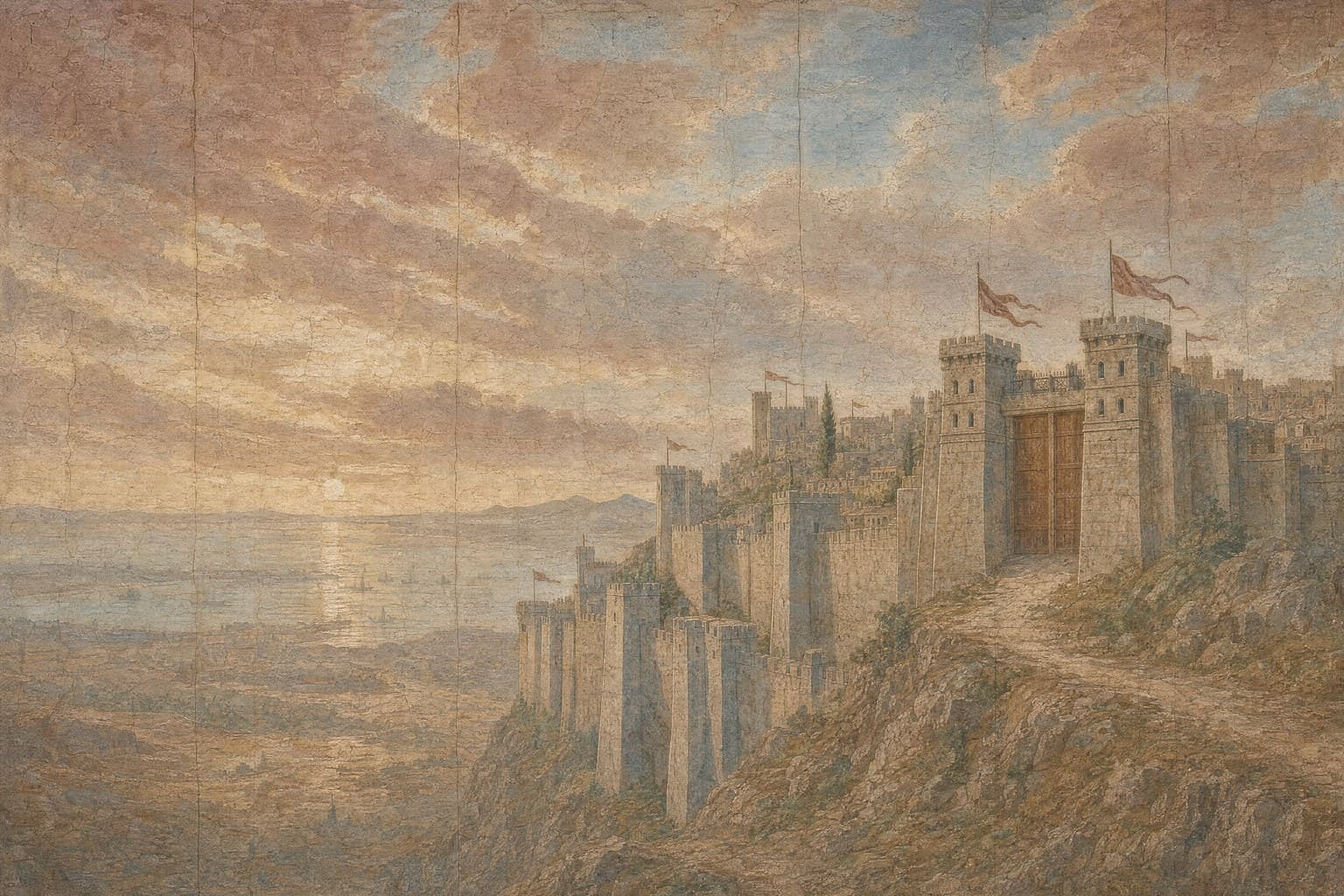Troy — Renaissance Fresco — Cinematic