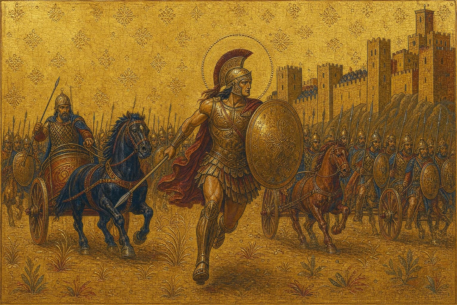 Achilles — Gilded Icon — Cinematic