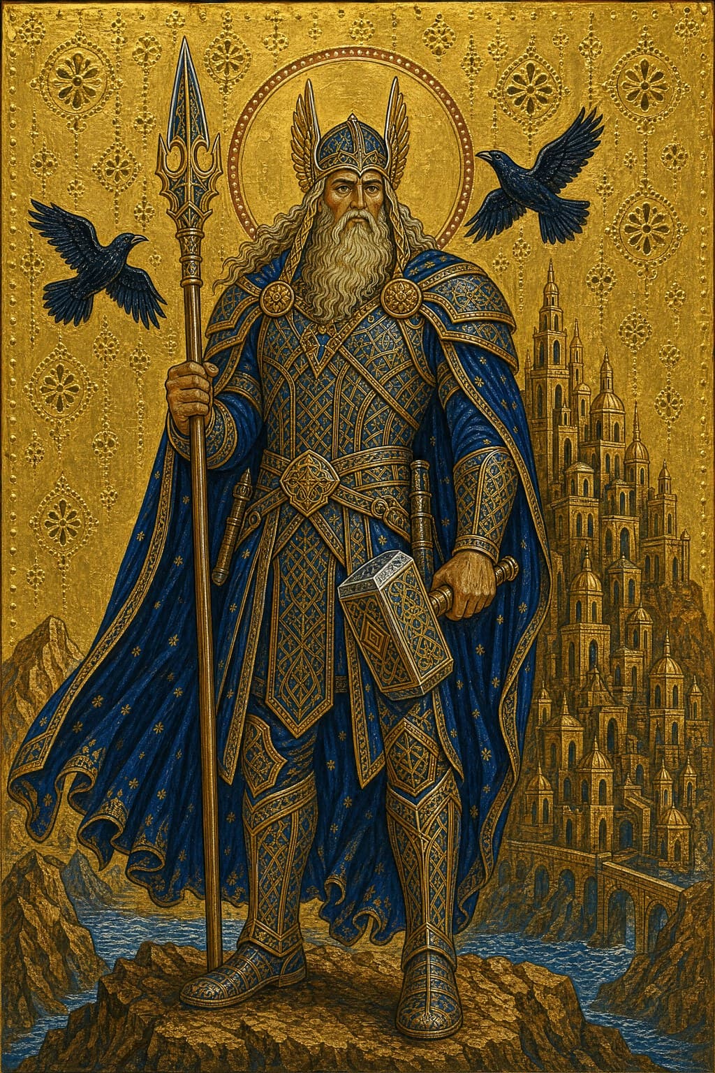 Asgard — Gilded Icon — Portrait