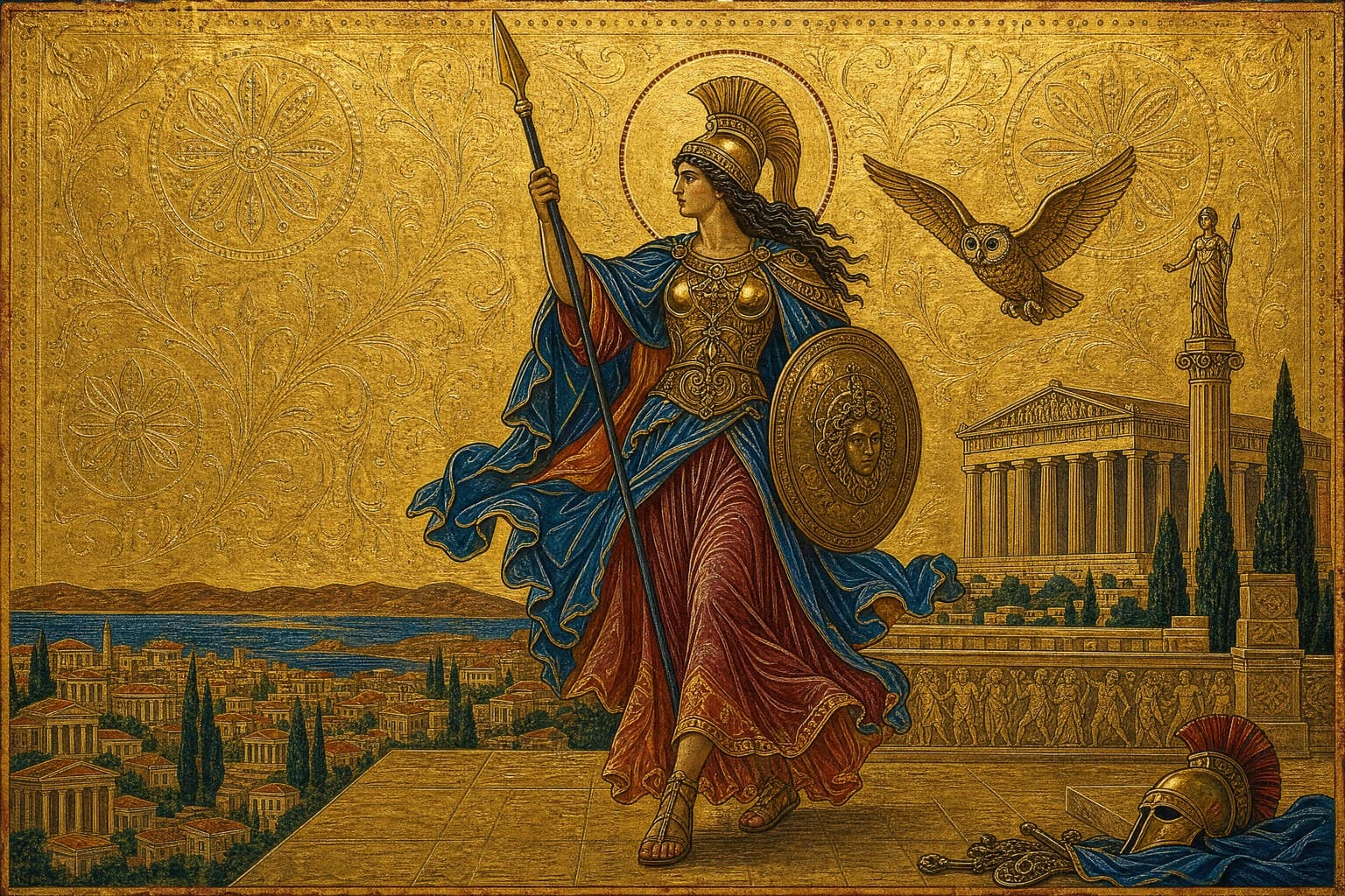 Athena — Gilded Icon — Cinematic