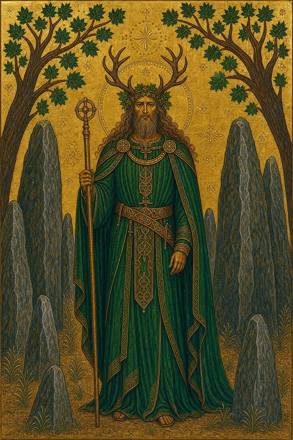 The Otherworld — Gilded Icon — Portrait