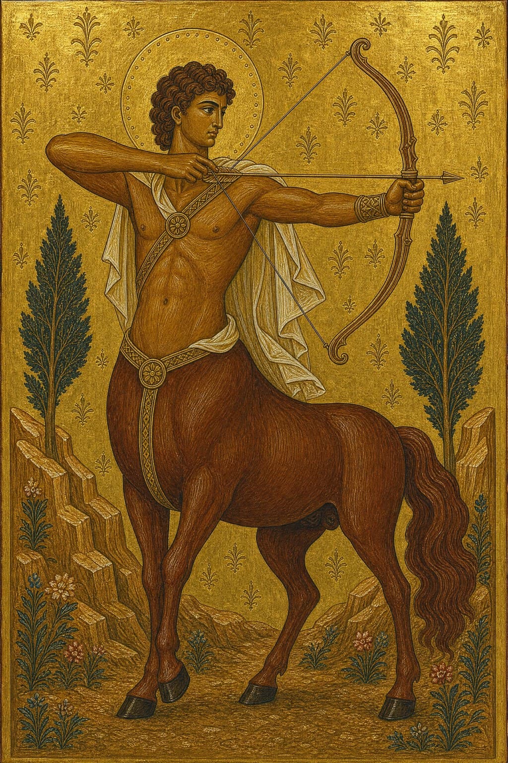The Centaur — Gilded Icon — Portrait