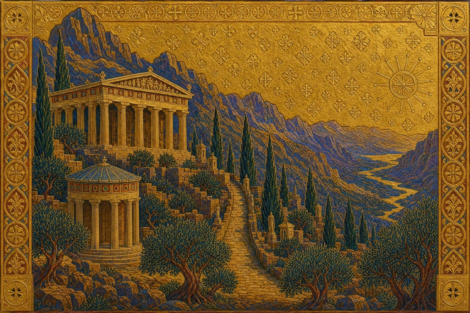 Delphi — Gilded Icon — Cinematic