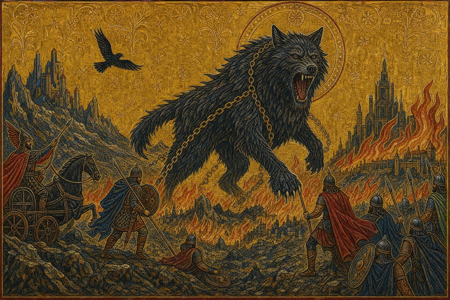 Fenrir — Gilded Icon — Cinematic