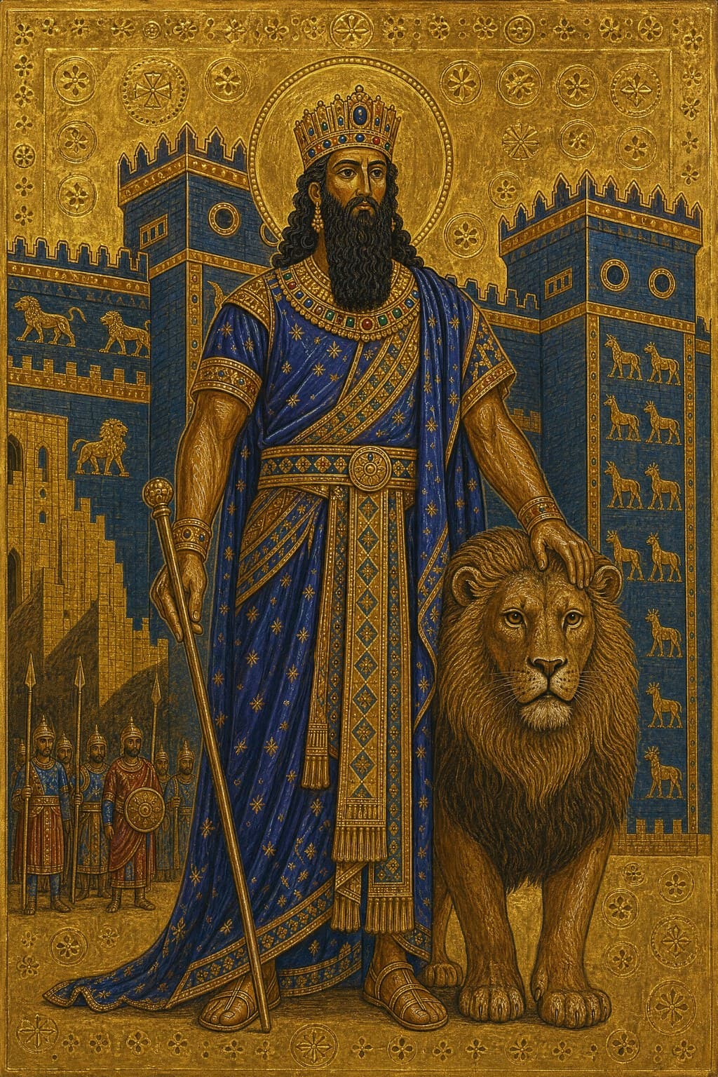 Gilgamesh — Gilded Icon — Portrait