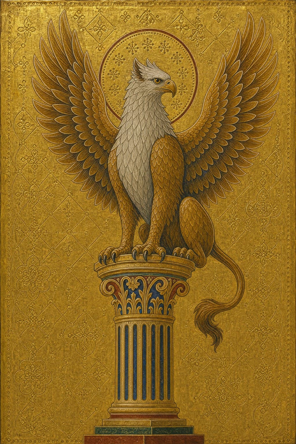 The Griffin — Gilded Icon — Portrait
