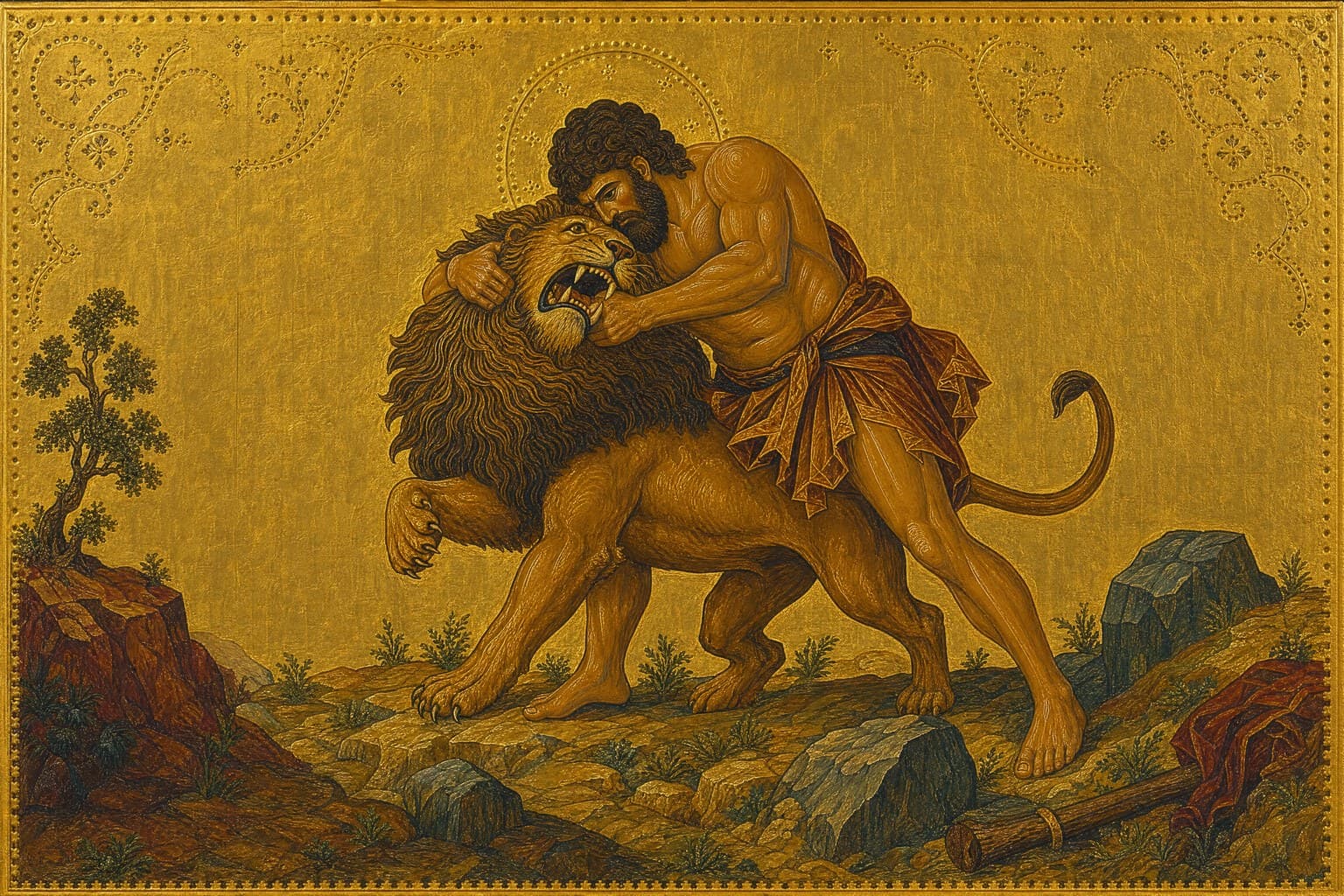 Heracles — Gilded Icon — Cinematic