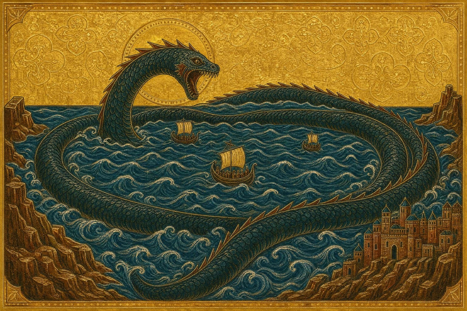Jörmungandr — Gilded Icon — Cinematic