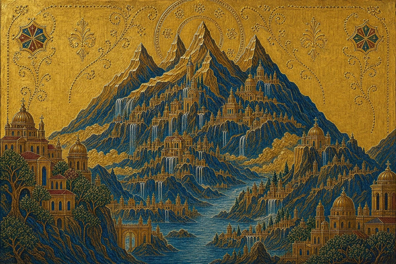 Mount Meru — Gilded Icon — Cinematic