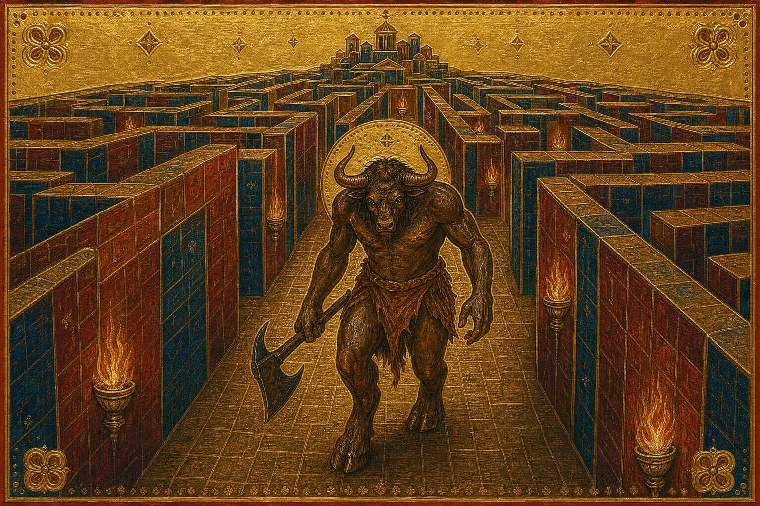 The Minotaur — Gilded Icon — Cinematic
