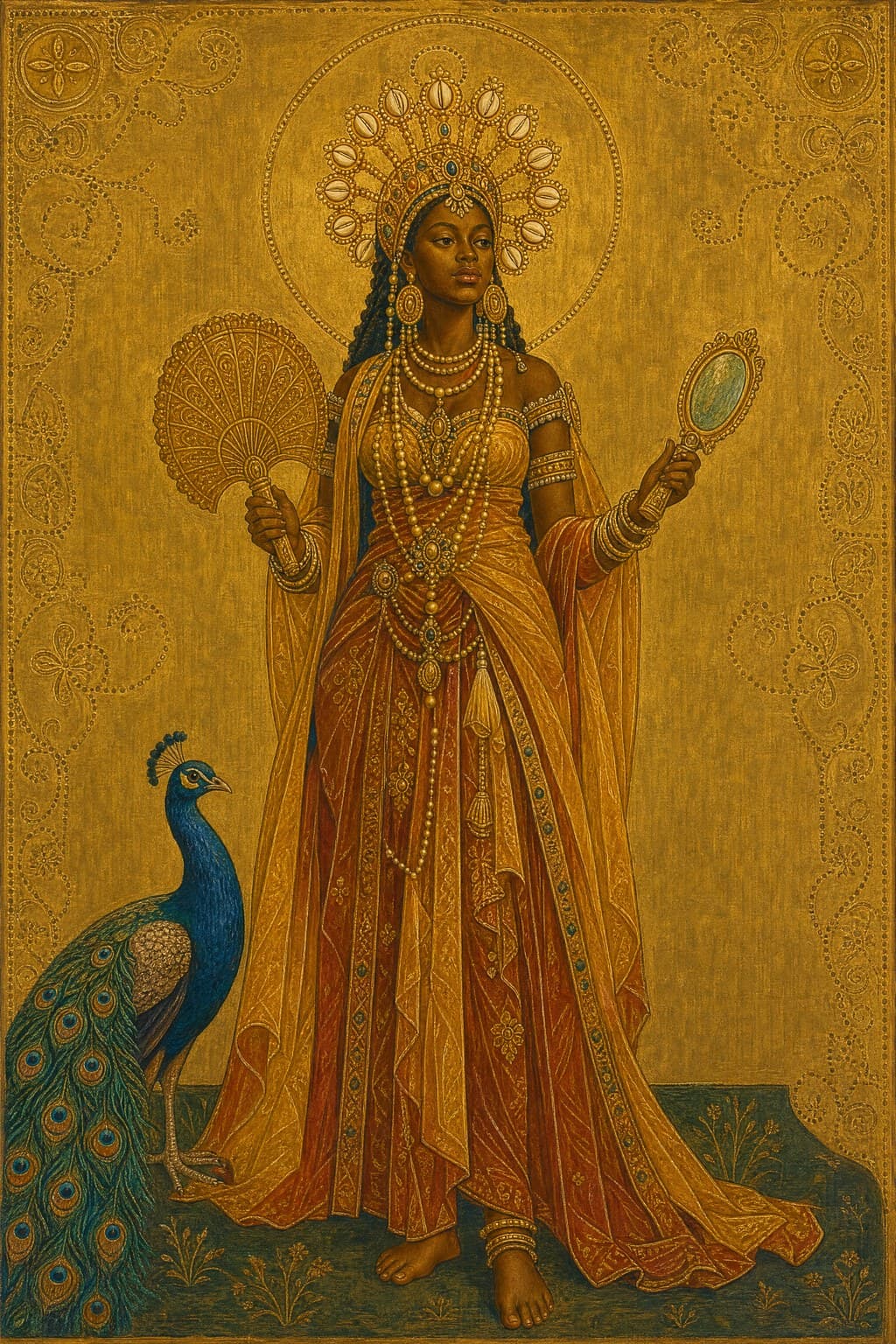 Oshun — Gilded Icon — Portrait