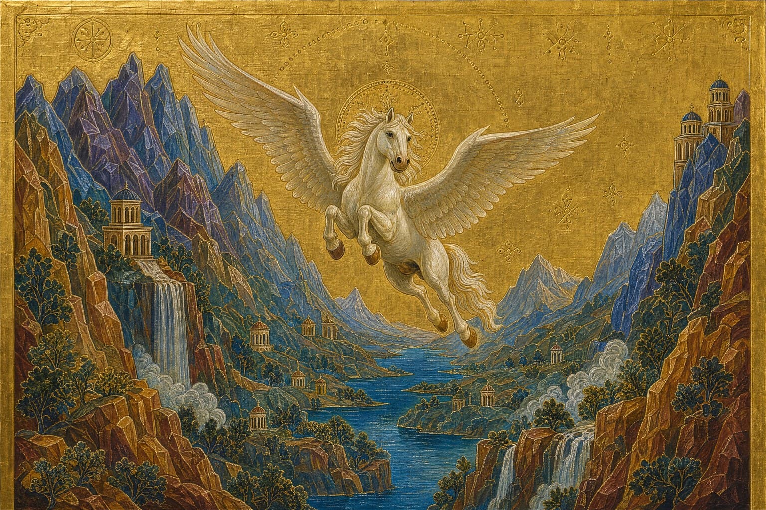 Pegasus — Gilded Icon — Cinematic