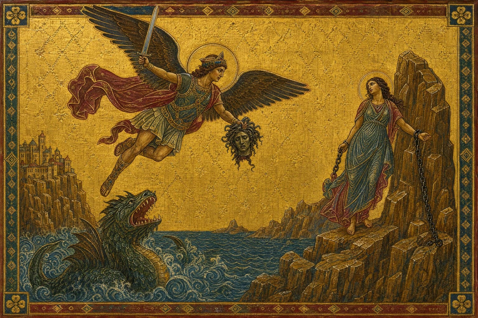 Perseus — Gilded Icon — Cinematic