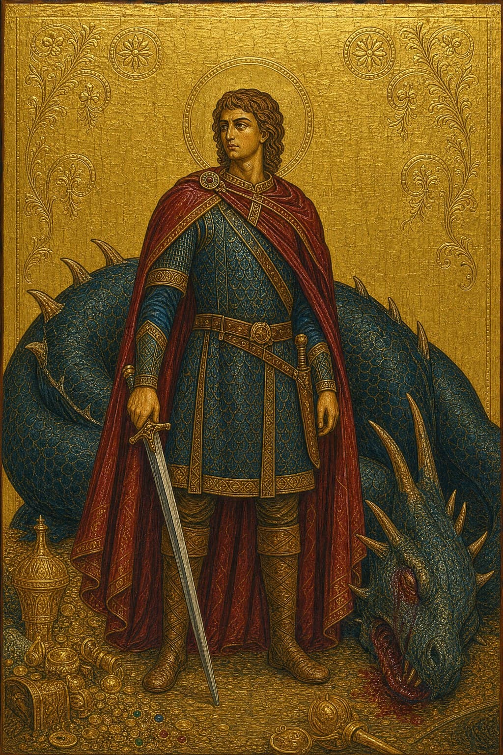 Sigurd — Gilded Icon — Portrait
