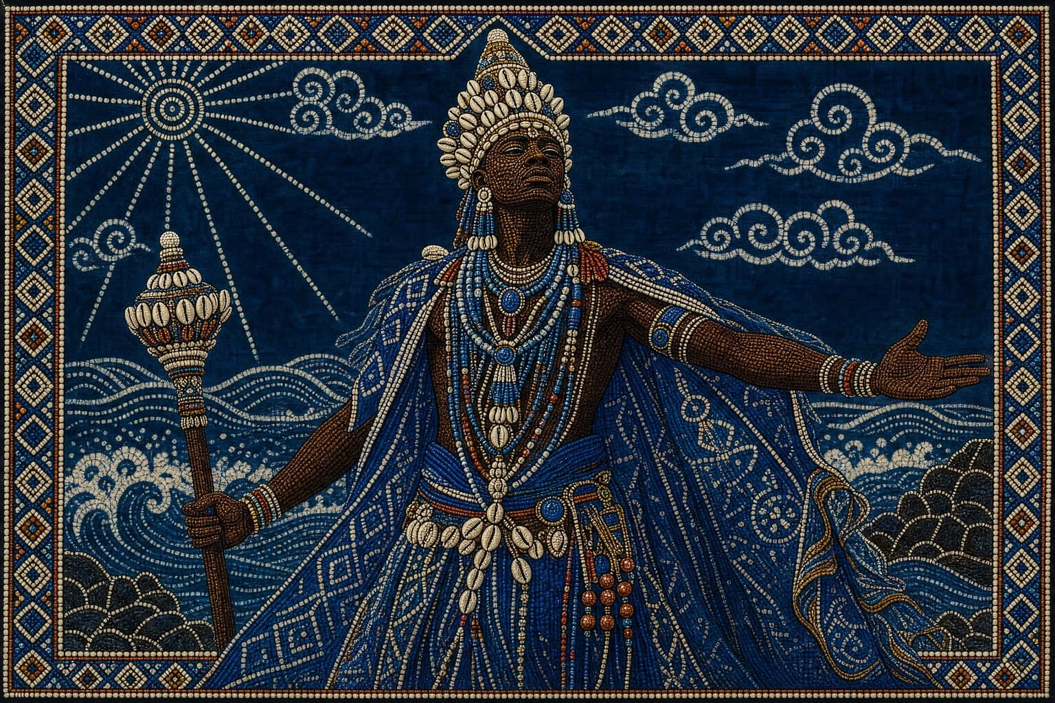 The River Crown — Indigo & Beadwork — Cinematic