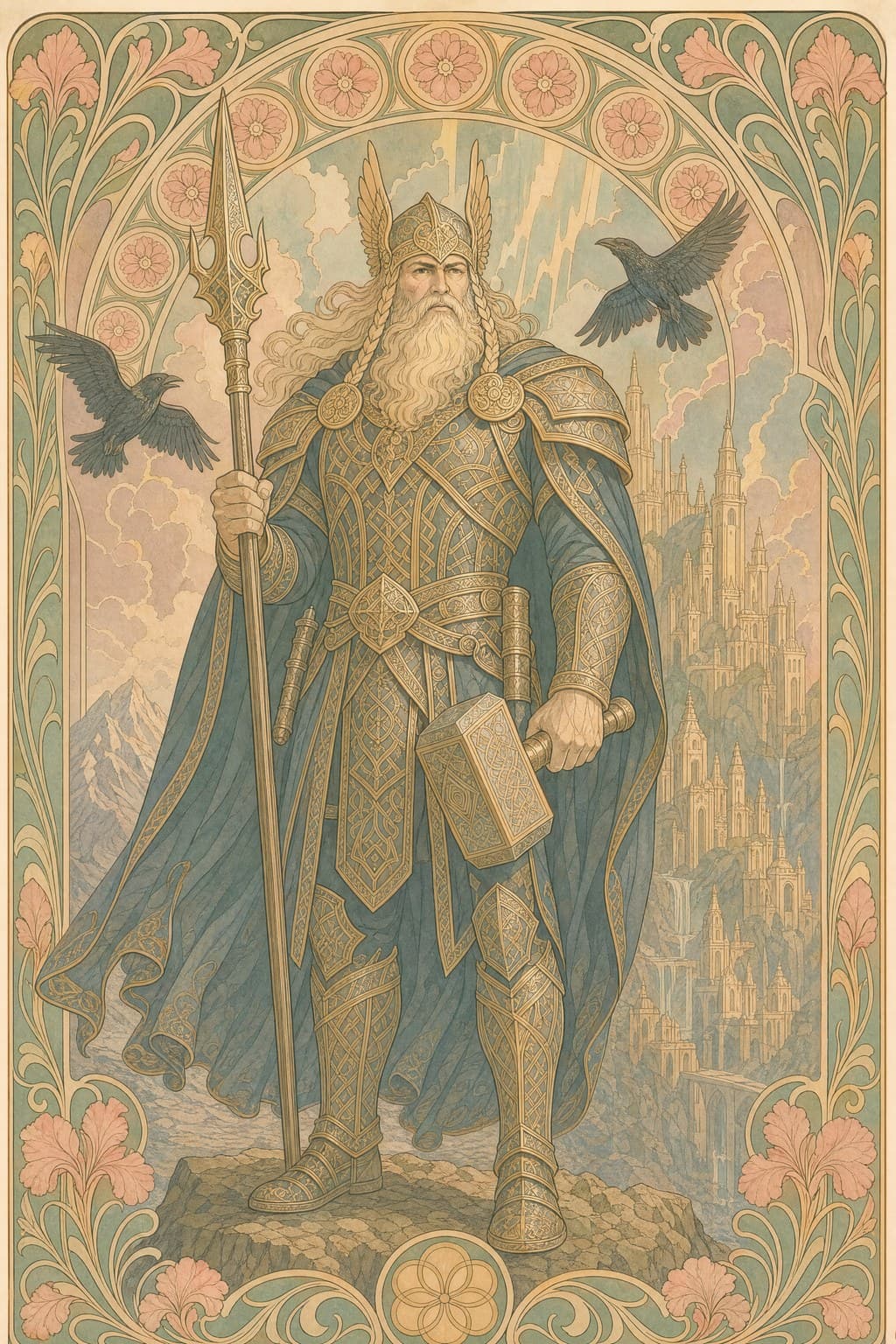 Asgard — Art Nouveau — Portrait