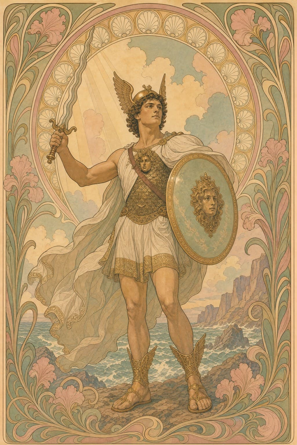 Perseus — Art Nouveau — Portrait