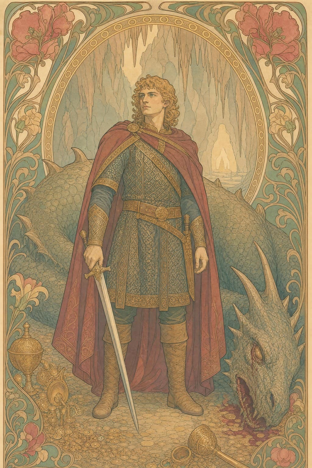 Sigurd — Art Nouveau — Portrait