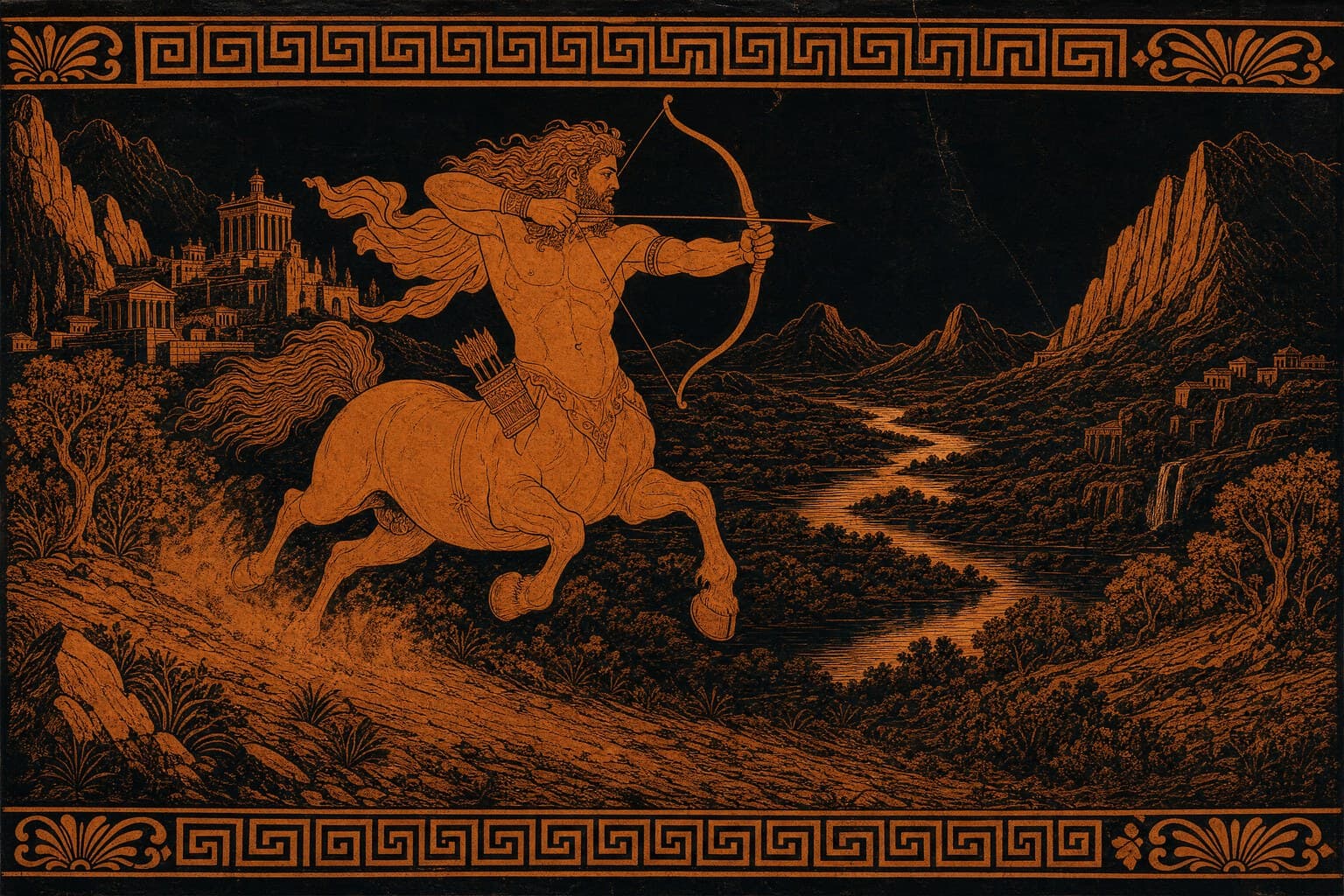 The Centaur — Attic Red-Figure — Cinematic