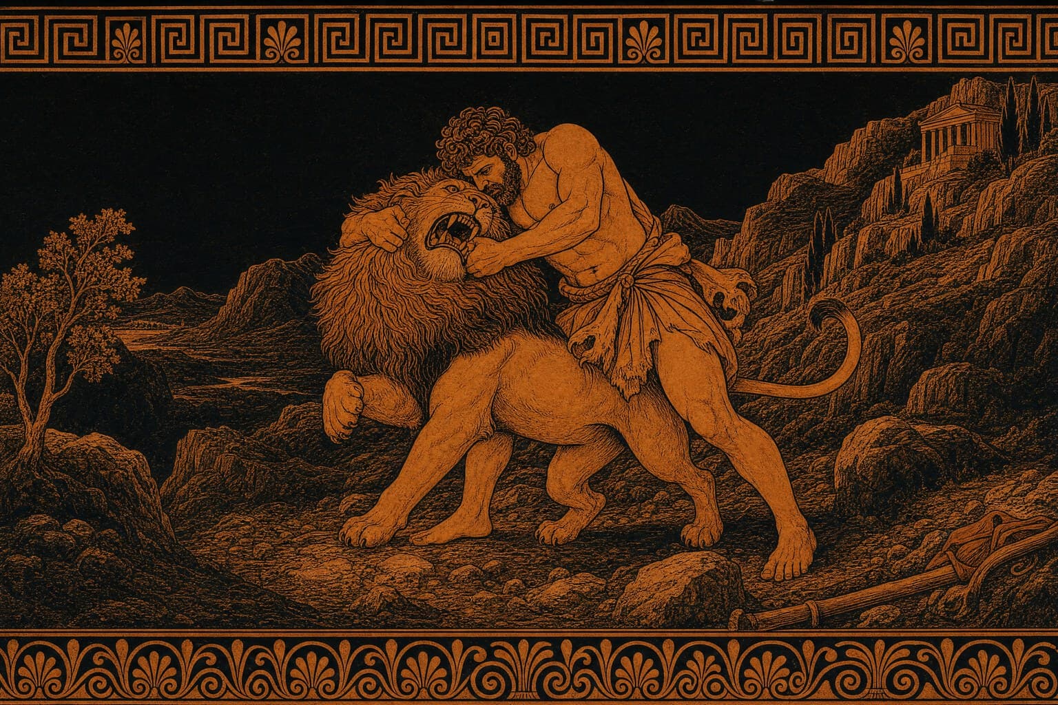 Heracles — Attic Red-Figure — Cinematic