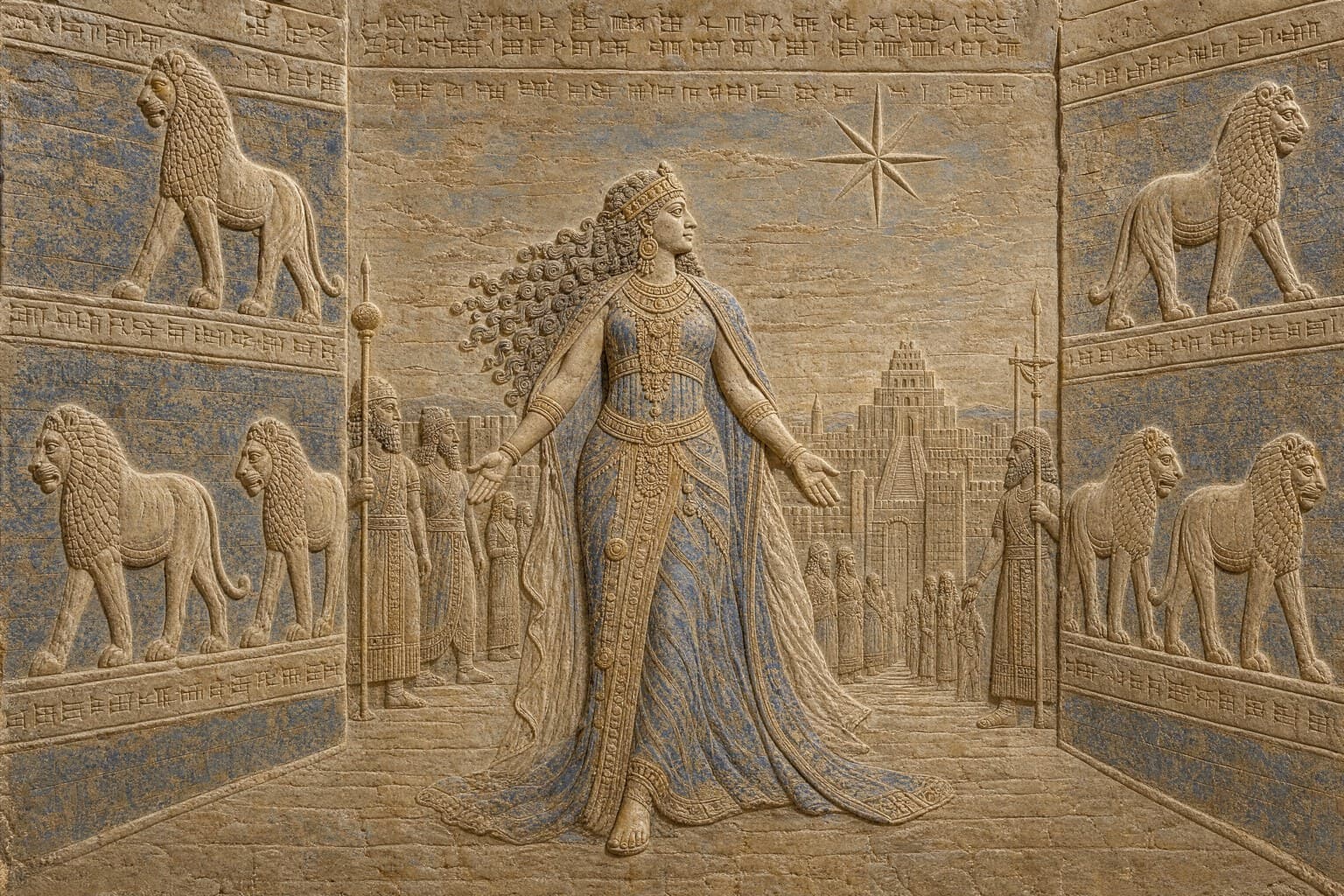 Inanna — Palace Relief — Cinematic