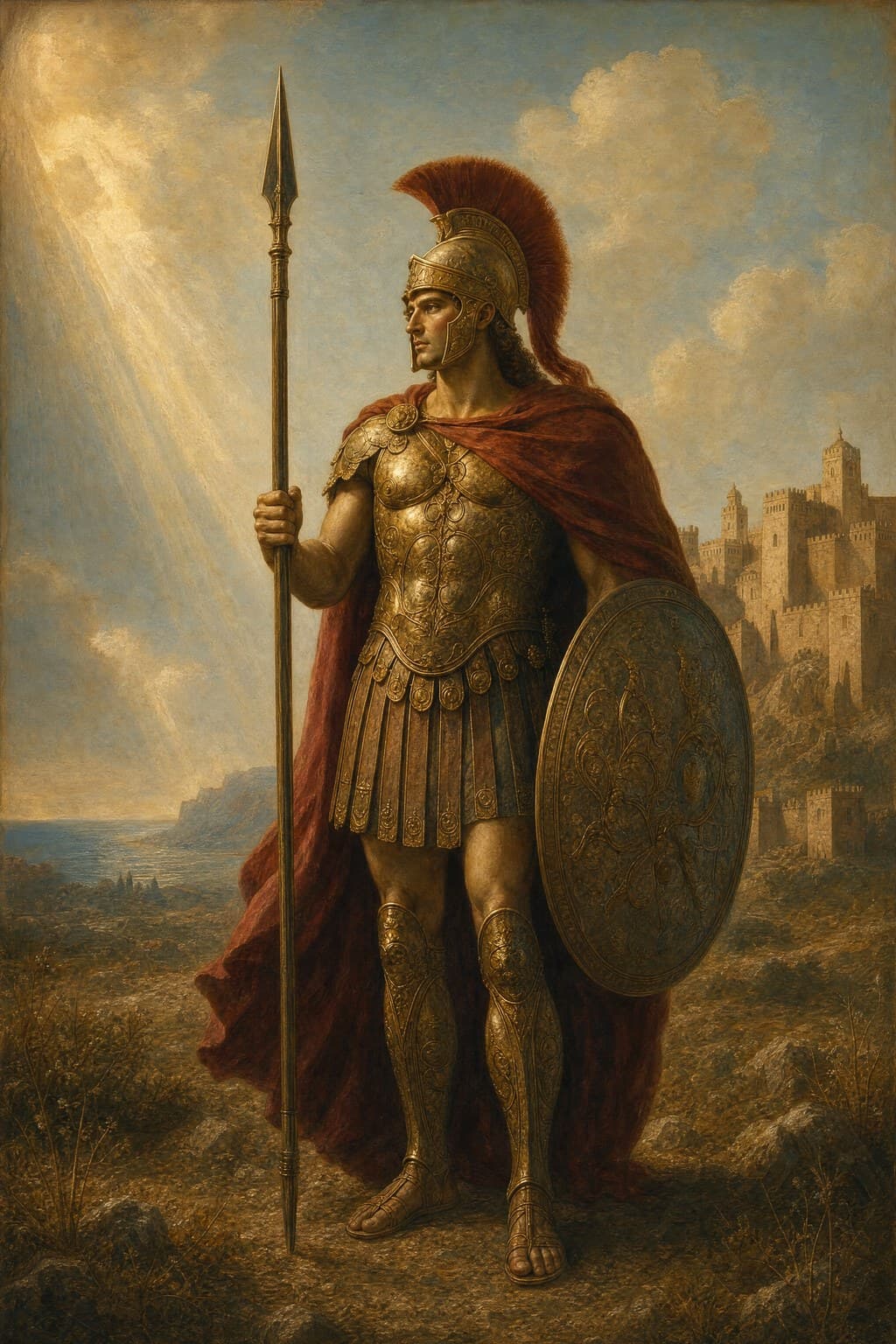 Achilles — Renaissance Oil — Portrait
