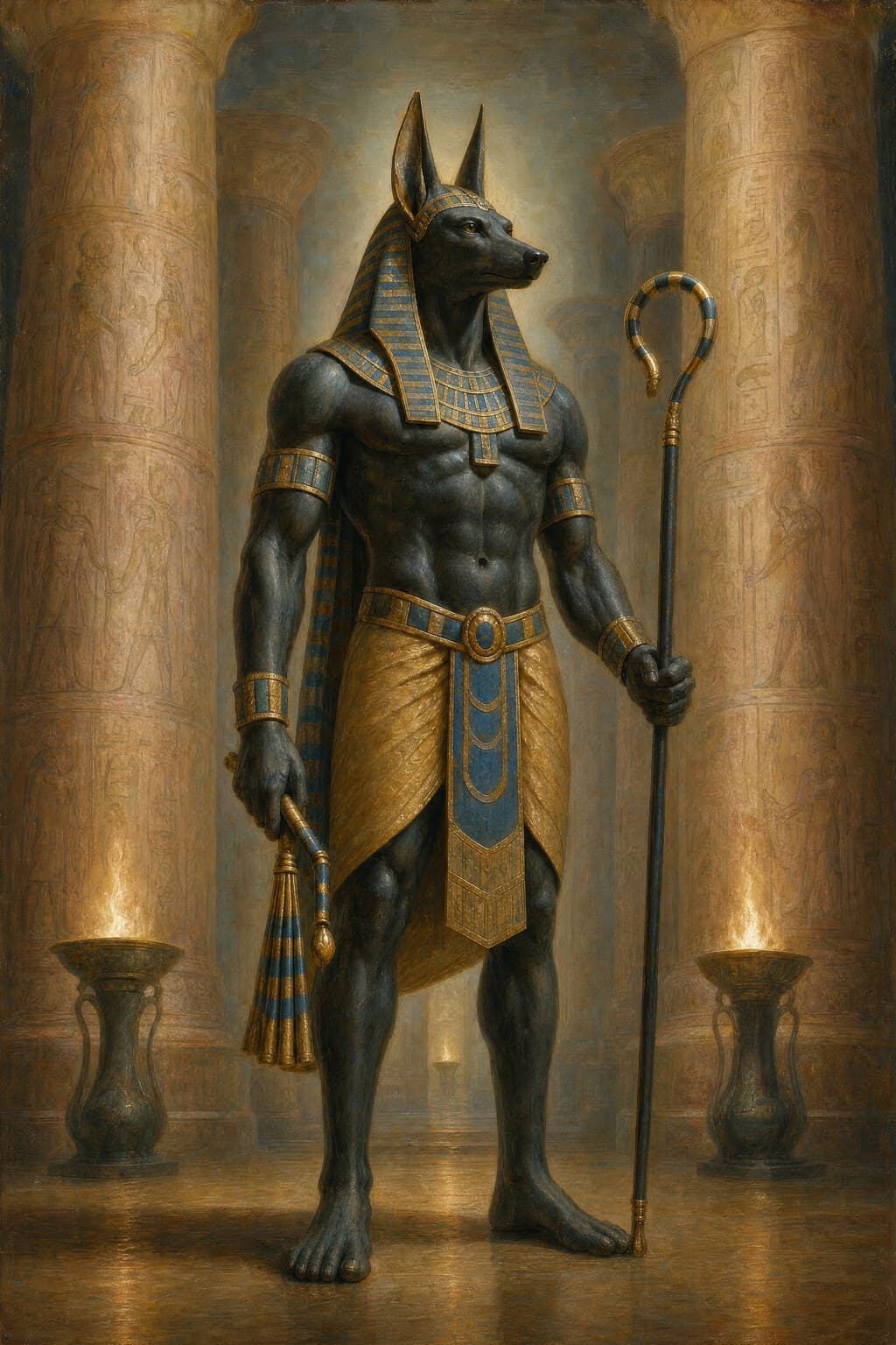Anubis — Renaissance Oil — Portrait